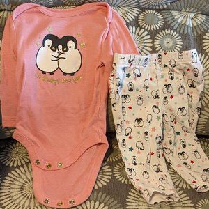 Infant Penguin Top and Pants